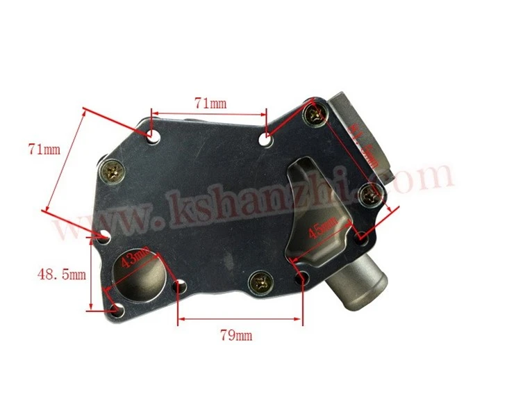 Forklift Parts 8973215083/8-97321508-0 Engine Water Pump For Isuzu 4LB1